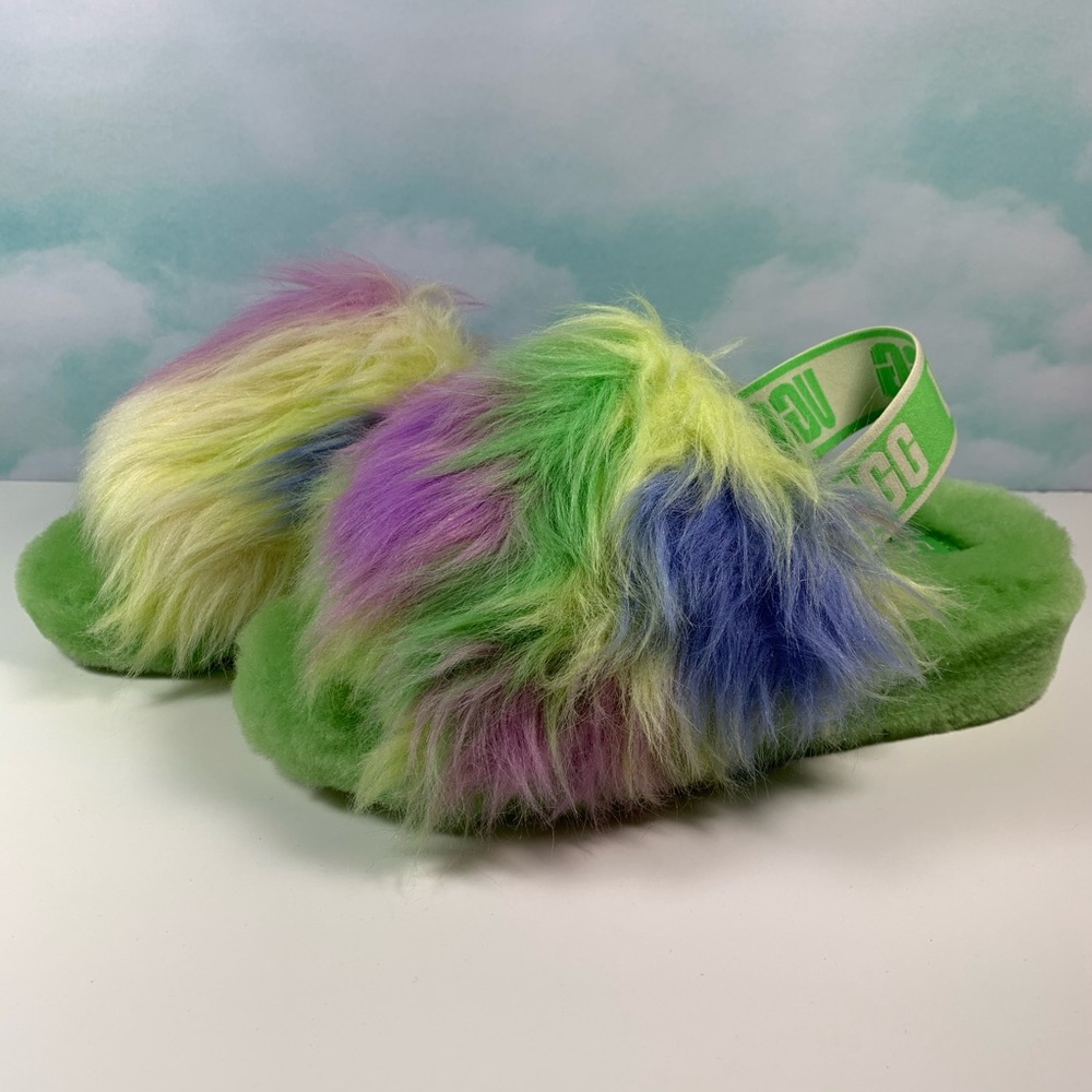 UGG Fluff Yeah Tie Dye Slide Slippers